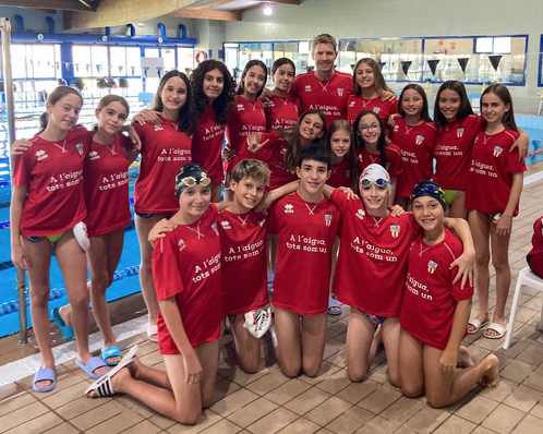 Excel·lents resultats del Club Natació Tortosa a la primera jornada alevina