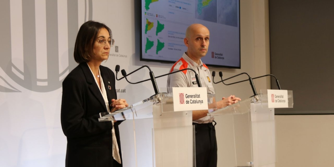 El Govern demana màxima precaució dilluns per risc de pluges intenses