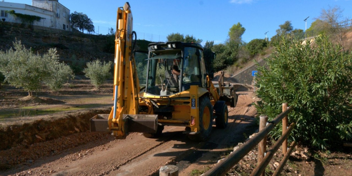 Danys provocats pels aiguats en un camí dels disseminats de Jesús