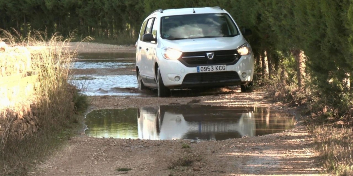 Camí d’accés al Pla d’Illes d’Aldover afectat pels aiguats