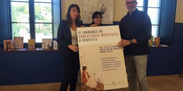 Cartell de les II Jornades de Consciència Menstrual de Roquetes, del 19 al 24 d’octubre