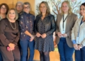 Participants en la trobada de dones rurals celebrada a la Ràpita