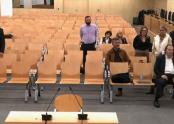 Acusats del cas Efial durant el judici a l’Audiència Nacional