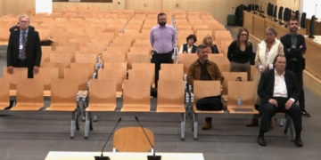 Acusats del cas Efial durant el judici a l’Audiència Nacional