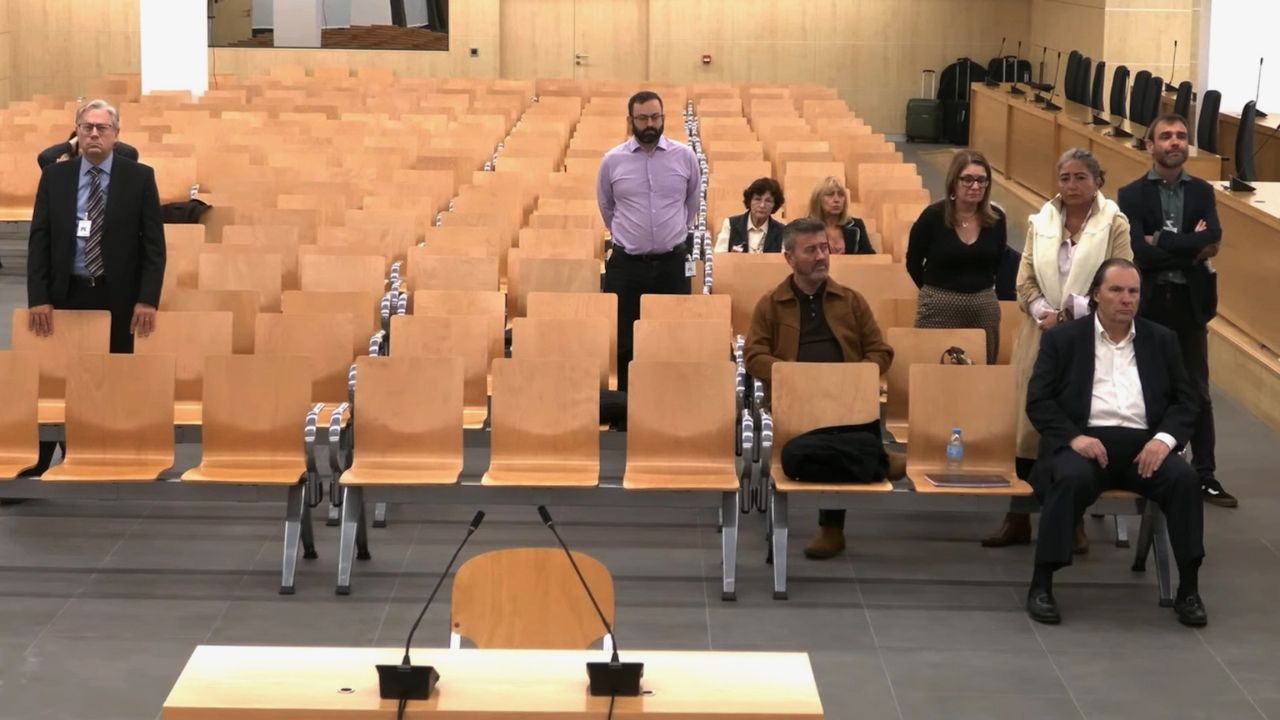 Acusats del cas Efial durant el judici a l’Audiència Nacional