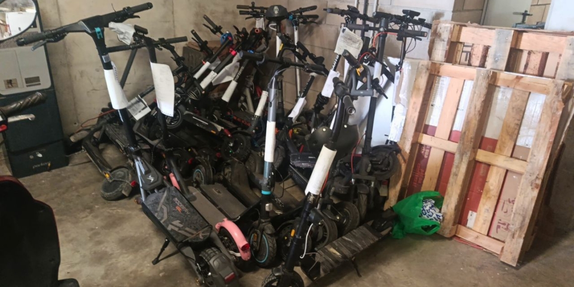 Patinets elèctrics immobilitzats per la Policia Local de Tortosa