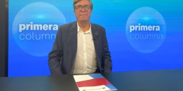 Xavier Farré, director del Campus Terres de l’Ebre de la URV, explica els avenços del projecte de Medicina